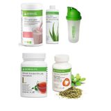 Herbalife Set Ahududu Beyaz Çikolata Shake Aloe Suyu 50 gr Klasik Çay Thermo Complete ve Shaker, herbalclup1252