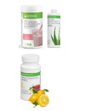 Herbalife Set Ahududu Beyaz Çikolata Shake Aloe Suyu 50 gr Limon Aromalı Çay, herbalclup1269