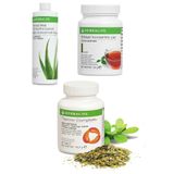 Herbalife Set Aloevera Içecek, Şeftali Aromalı 50 gr Çay, Thermo Complete