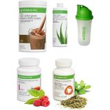 Herbalife Set Çikolata Shake- Aloe Suyu- 50 gr Ahududu Çay- Thermo ve Shaker