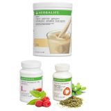 Herbalife Set Vanilya Shake 50 gr Ahududu Aromalı Çay Thermo Complete, herbalclup1075