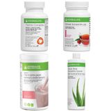 Herbalife Shake Ahududu ve Beyaz Çikolatalı, Thermo Complet, Aloe Vera İçecek, Ahududu Çay 50gr Set, 120