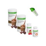 Herbalife Shake Çikolata 2 Çay Ahududu Thermo Complete Shaker Set, Herbalife-St-0354
