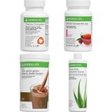 Herbalife Shake Çikolatalı Thermo Complete Aloe Vera Içecek Ahududulu Çay 50 gr Birer Adet