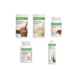 Herbalife Shake Çikolata+Vanilya Aromalı+Thermo Complete+Aloevera Suyu+Şeftali Aromalı Çay Seti, TYC00149867727
