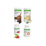 Herbalife Shake Karışımı - 1 Vanilya - 1 Çikolata - 1 Ahududu Çay - 1 Thermo, Herbalife-St-0617