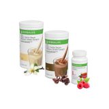 Herbalife Shake Vanilya 1 Çikolata 1 Çay Ahududu - Aloe ve Thermo Herbalife-St-0406