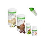 Herbalife Shake Vanilya 1 Çikolata 1 - Çay Klasik 50 Gr - Thermo - Shaker Seti, Herbalife-St-0421