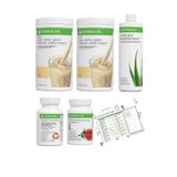 Herbalife Shake Vanilya 2 Adet + Klasik Çay + Aloe Vera + Thermo Complete + Diyet Listesi Hediye, PrsmetEkos6