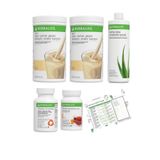 Herbalife Shake Vanilya 2 Adet + Şeftali Çay + Aloe Vera + Thermo Complete + Diyet Listesi Hediye prsmetset934