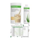 Herbalife Shake Vanilya Aroma 550gr + Aloe Vera İçecek 473 ml + Diyet Listesi, PrsmtYen4