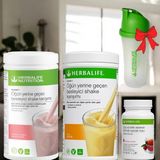 Herbalife Shaker Hediyeli Başlangıç Seti 1 Ahududulu 1 Muzlu Formül 1 Shake 1 Ahududu Yağ Yakıcı Çay
