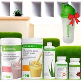 Herbalife Shaker Hediyeli Hızlandırılmış Set 1 Ahududulu 1 Muzlu Formül 1 Shake 1 Aloe 1 Ahududu Çay 1 Thermo