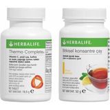 Herbalife Thermo Complate 90 Adet Tablet Ve Limon Aromalı Çay 50 Gr