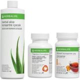 Herbalife Yağ Yakıcı Aylık Paket Şeftali Çay 50GR Thermo Aloe Vera Içecek - 1