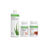 Herbalife Yağ Yakıcı Aylık Paket Şeftali Çay 50gr Thermo Aloe Vera Içecek PRSMETHBYNS11