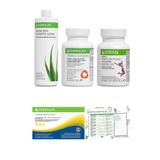 Herbalife Yağ Yakıcı Thermo Complete + Aloe Vera Içecek + Kadın Vitamini + Omega 3 + Diyet Listesi PrsmtYen33