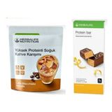 Herbalife Yüksek Protein Kahve + Herbalife Protein Bar Limonlu 2'li Set