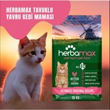 Herbamax Gelişim Destekleyici Özellikte Tavuklu ve Pirinçli Yavru Kedi Maması 20kg (2X10kg) - 20 Kg