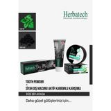 Herbatech Diş Beyazlatma Seti - Aktif Karbonlu Siyah Diş Macunu 75 ml + Diş Tozu 45 gr