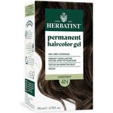 Herbatint 4n Orta Kestane Renkli Amonyaksız Saç Boyası Jel 170 ml Bitkisel İçerik ile Kalıcı Etki