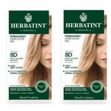 Herbatint 8D Light Golden Blonde Açık Altın Sarısı 2x150 ml Saç Boyası