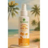 Herbeauty - Bronzlaştırıcı Güneş Yağı 100 Ml (Kakao Yağı, Havuç Yağı, E Vitamini)