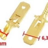 Herbirivar HF-1EÇK 6.3 mm P500 Erkek Sarı Akü Soketi