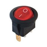 Herbirivar IC131A 12V 20x28 mm 3 Pin Yuvarlak Işıklı Anahtar