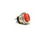 Herbirivar IC180 BTN-03 Kırmızı 11x24 mm Metal Push Buton Yuva