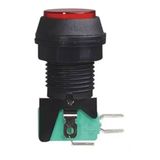 Herbirivar IC180J 24 mm 12V Led 44 mm Kafa Kırmızı Atari Buton