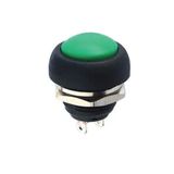Herbirivar IC184 17 mm 22 mm Yeşil Plastik Yuvarlak Buton