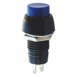 Herbirivar IC186 Yaylı 38x16 mm Yuvarlak Mavi Push Buton
