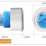 Herbirivar Kalıcı 22 mm 24V Kırmızı Ledli Plastik Buton