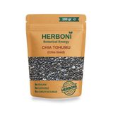 HERBONİ Chia Tohumu 100gr Glutensiz & Organik Chia Seeds, Doğal ve Katkısız