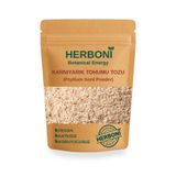 HERBONİ Glutensiz Karnıyarık Otu Tohumu Tozu 100g - Psyllium Seed Powder, Doğal ve Katkısız