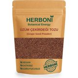 Herboni Glutensiz Üzüm Çekirdeği Tozu (Öğütülmüş) 200G, Doğal ve Katkısız - 1 Adet