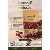 HERBONİ Hibisküs Çayı 200g, Doğal ve Katkısız