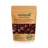 HERBONİ Hibisküslü Kuşburnu Çayı 150 g - Rosehip Hibiscus Tea, Doğal ve Katkısız
