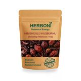 HERBONİ Hibisküslü Kuşburnu Çayı 150 g - Rosehip Hibiscus Tea, Doğal ve Katkısız