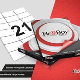 Herboy 70 Mm X 42.43 Mm 100 Sayfa Lazer Etiket Hb-1124