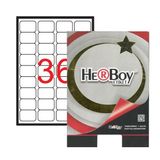 Herboy HB-1036 45mmX30mm Beyaz Lazer Etiket