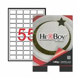 Herboy HB-1055 37mmX24mm Beyaz Lazer Etiket