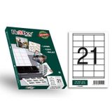 Herboy HB-1121 70X38 Silvermat Laser Etiket