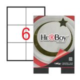 Herboy HB-1303 105x99mm Beyaz Lazer Etiket