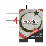 Herboy HB-1404 210mmX74,25mm Beyaz Lazer Etiket