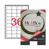 Herboy HB-1453 45x30mm Beyaz Laser Etiket