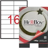 Herboy Laser Etiket 100 Yaprak 105X37.125 Mm Laser-Copy-İnkjet HB-1105