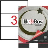 Herboy Laser Etiket 100 Yaprak 210X99 Mm Laser-Copy-İnkjet HB-1003