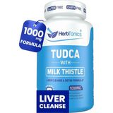 Herbtonics Tudca Gallbladder Milk Thistle & Pterostilbene Bile Salt For Liver Cleanse Detox Healthy Bile Flow, And Digestive Health 60 Caps - Aromasız